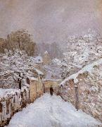 Sonw at Louveciennes Alfred Sisley